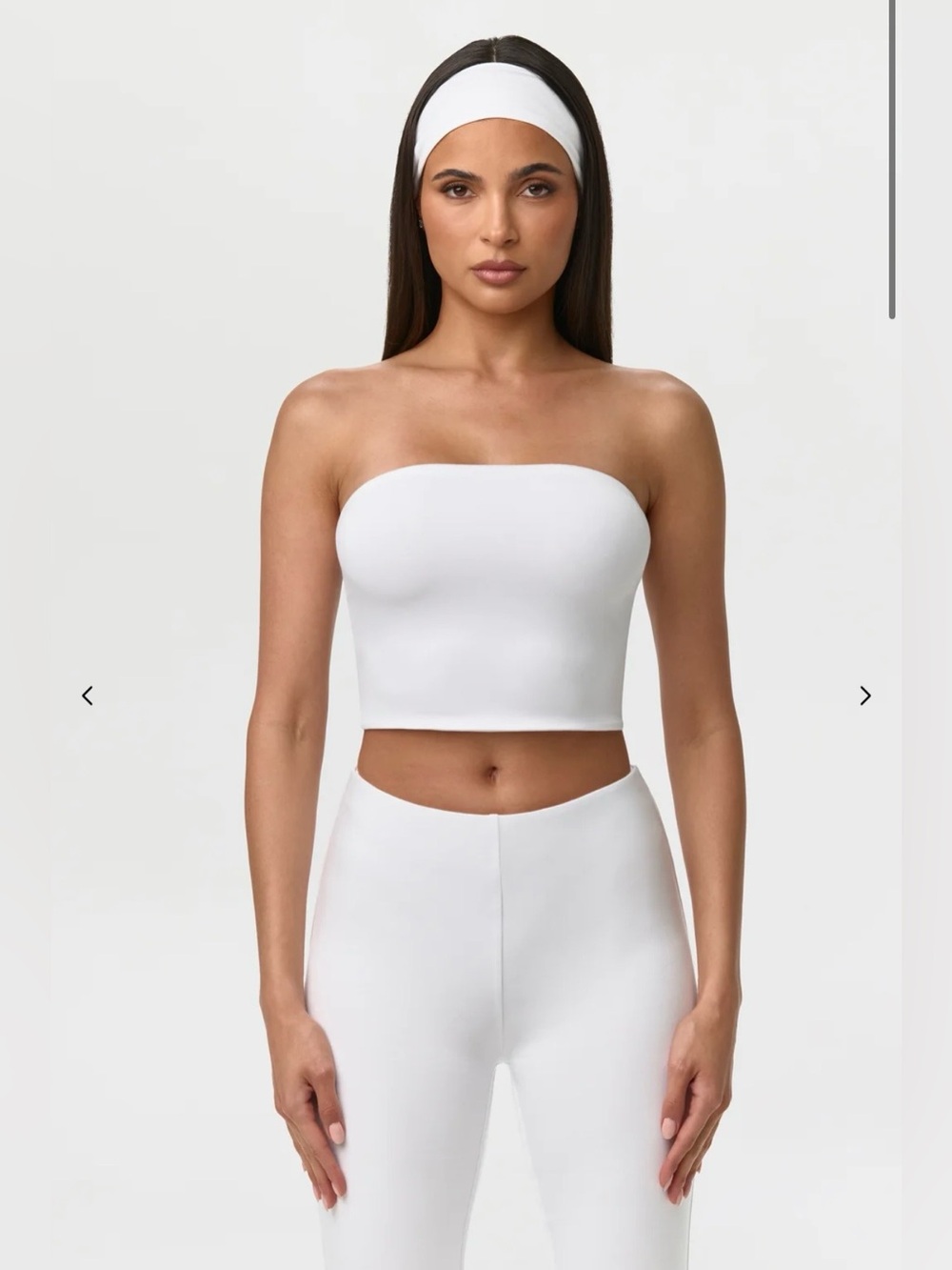 Naked Wardrobe Smooth Tube Top White